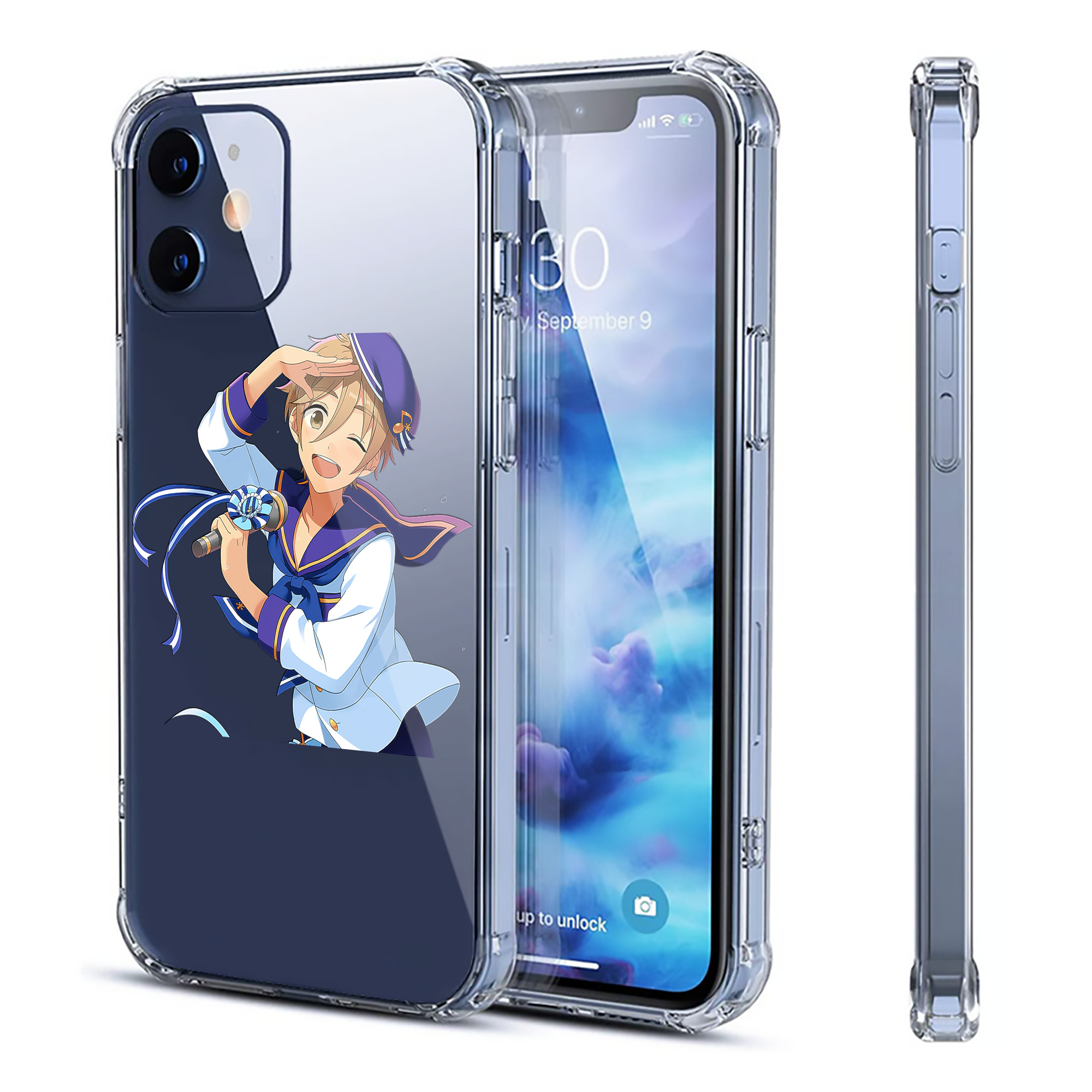 （画像用） あんさんぶるスターズ! Ensemble Stars 【iPhone 12シリーズ対応】透明スマホケース（クリアソフトケース）